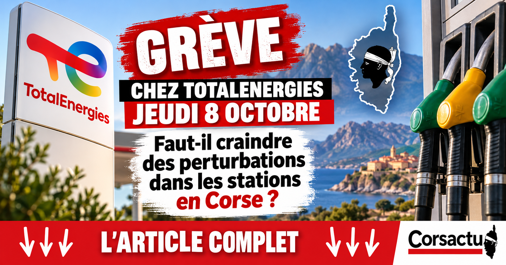 Grève chez TotalEnergies jeudi : faut-il craindre des perturbations dans les stations en Corse ?