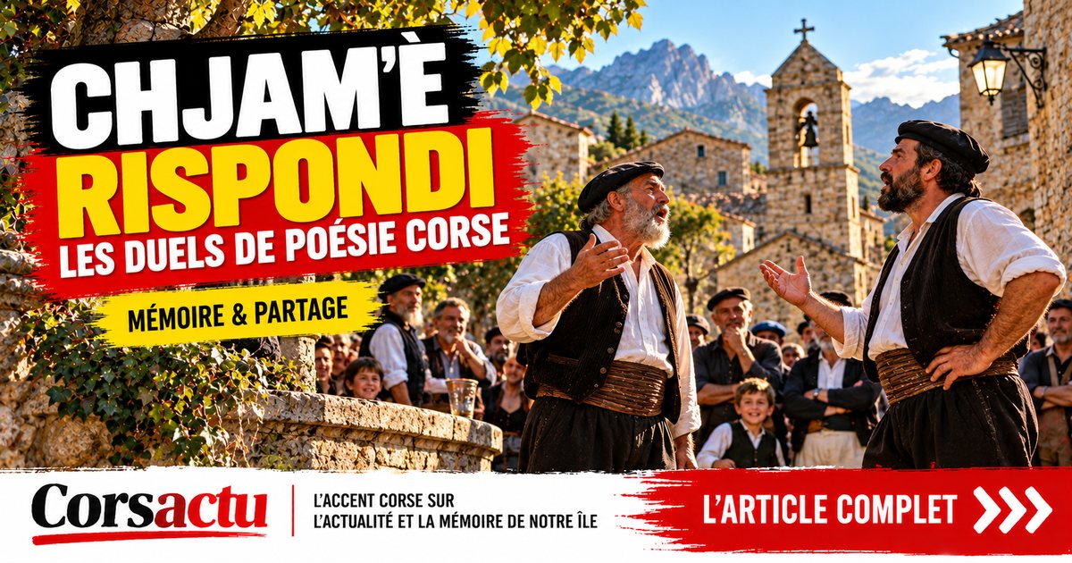 Chjam’è rispondi : quand les Corses réglaient leurs comptes en chantant