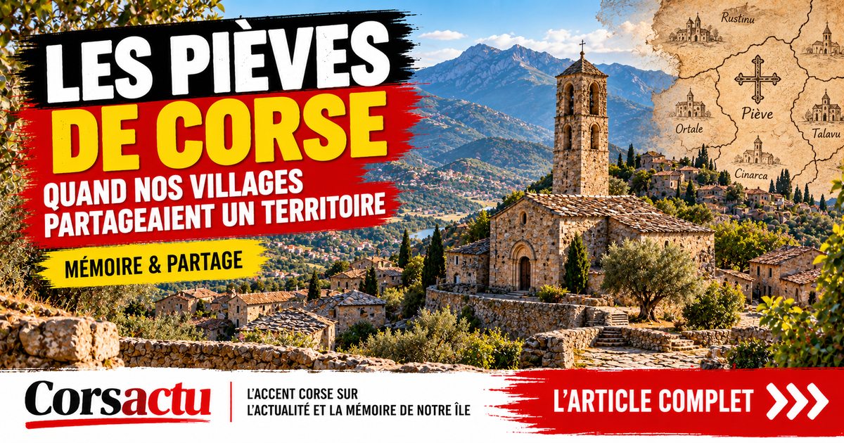 Les pièves de Corse : quand nos villages partageaient un même territoire