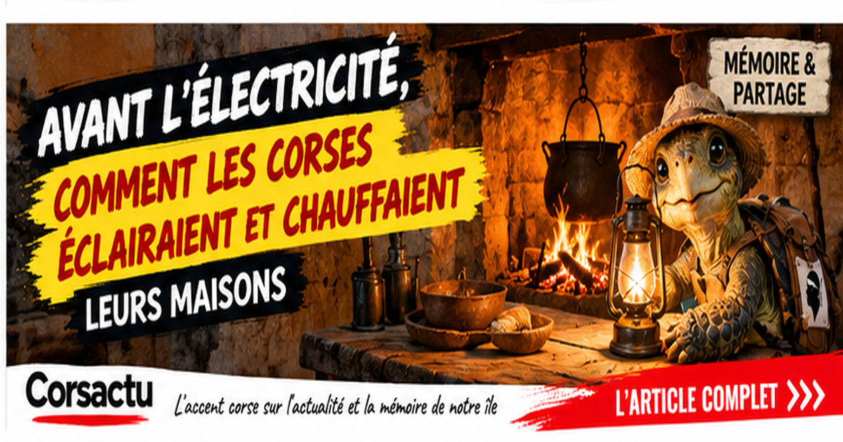 Avant l’électricité : comment les Corses éclairaient et chauffaient leurs maisons