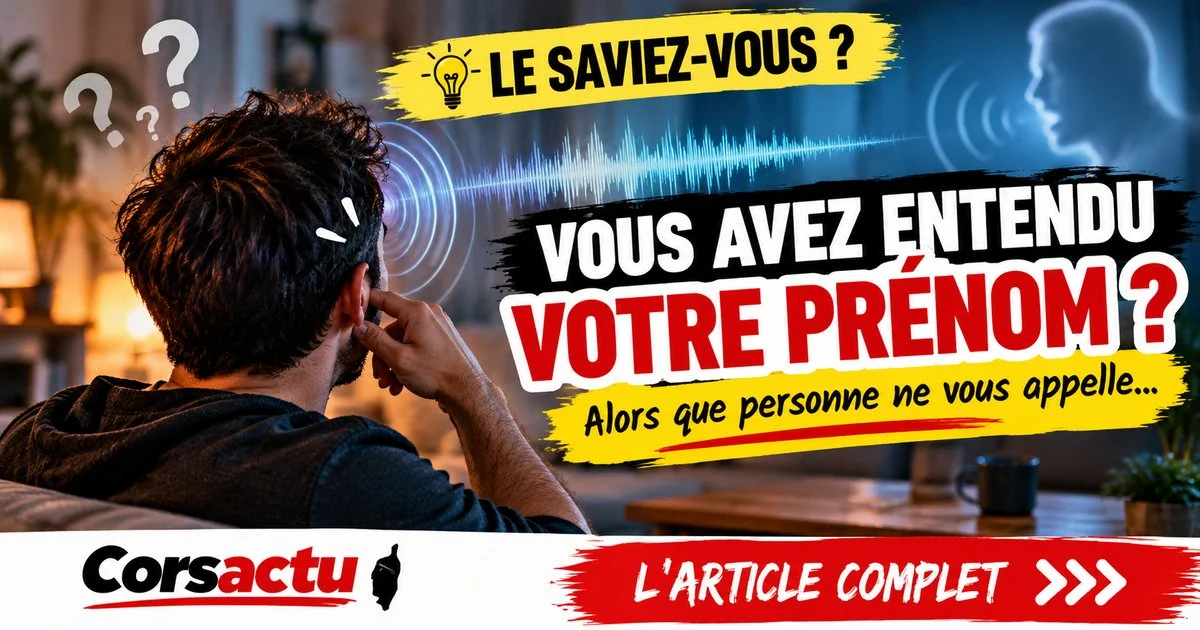 Pourquoi entend-on parfois notre prénom alors que personne ne nous appelle ?