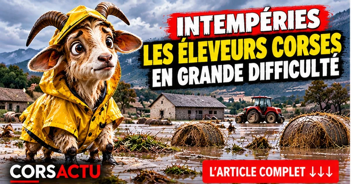 Après les inondations, les éleveurs corses lancent un cri d’alarme