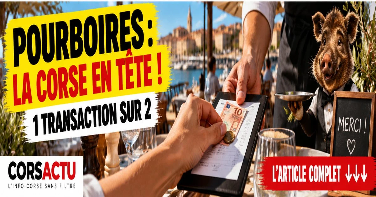 Pourboires au restaurant : la Corse arrive en tête du classement !